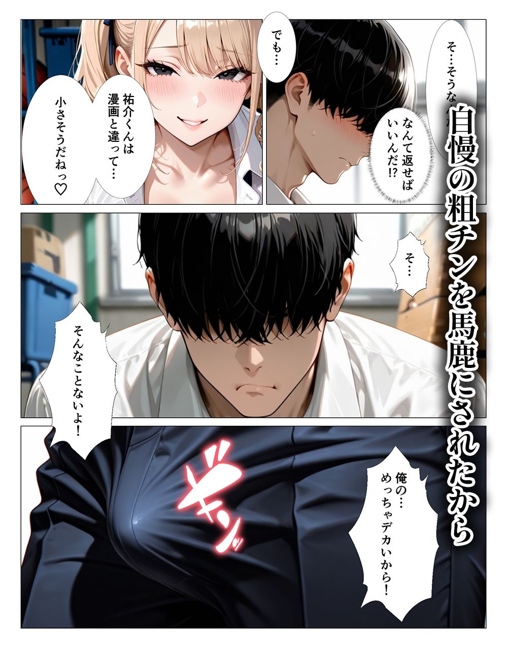 底辺オタクの僕がカースト上位のギャルに素股してもらえたワケ 画像4