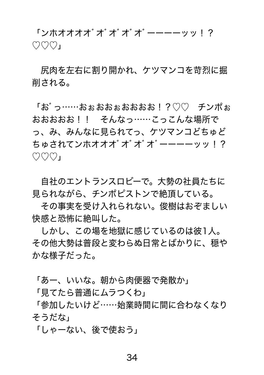 ガチムチ社長のドスケベ地獄〜常識改変能力持ちのゲスモブ社員に逆恨みされて理不尽絶望アクメ〜 サンプル4