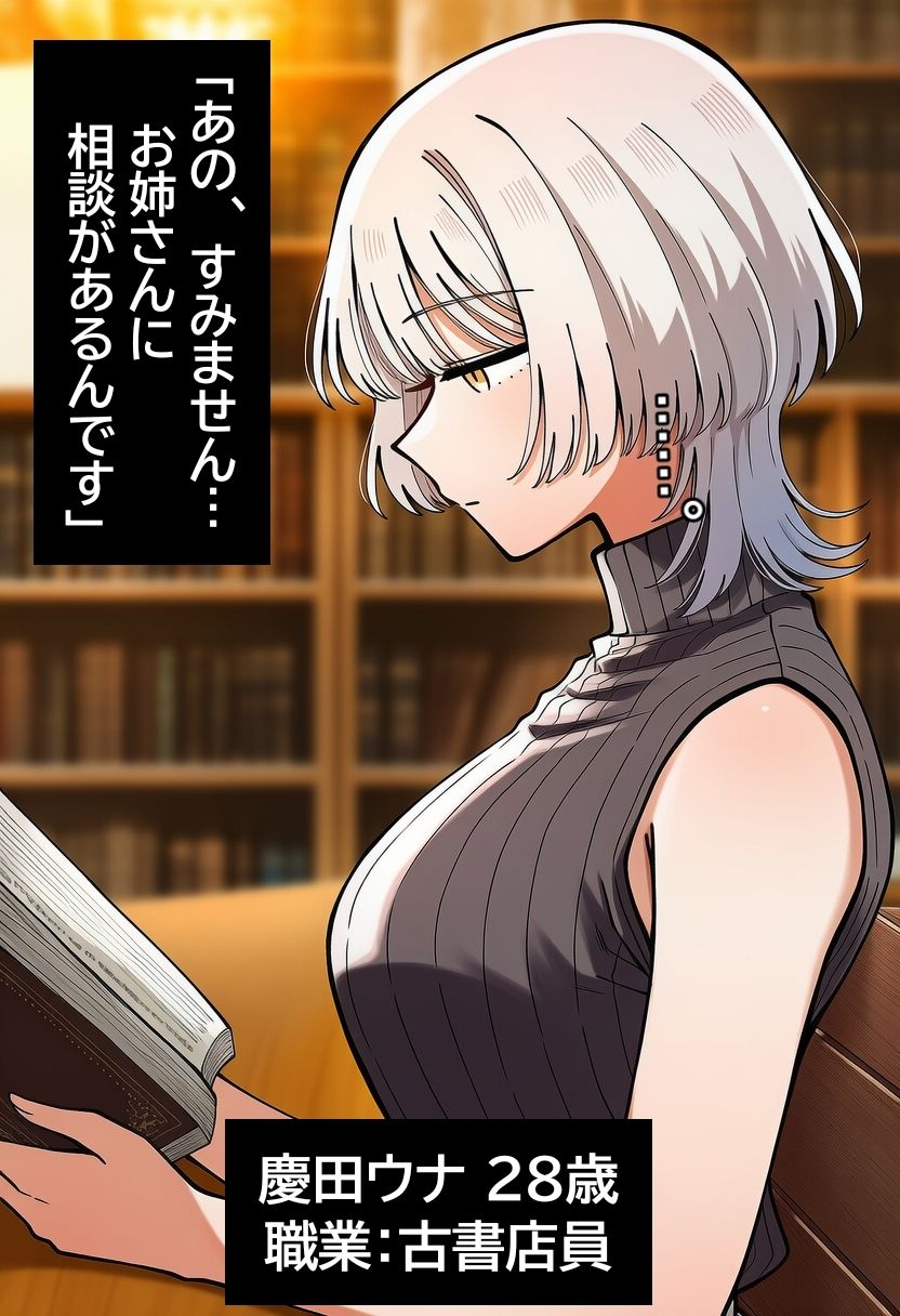 古書店員のダウナー系お姉さんに生中出ししまくって孕ませるまで。 画像1