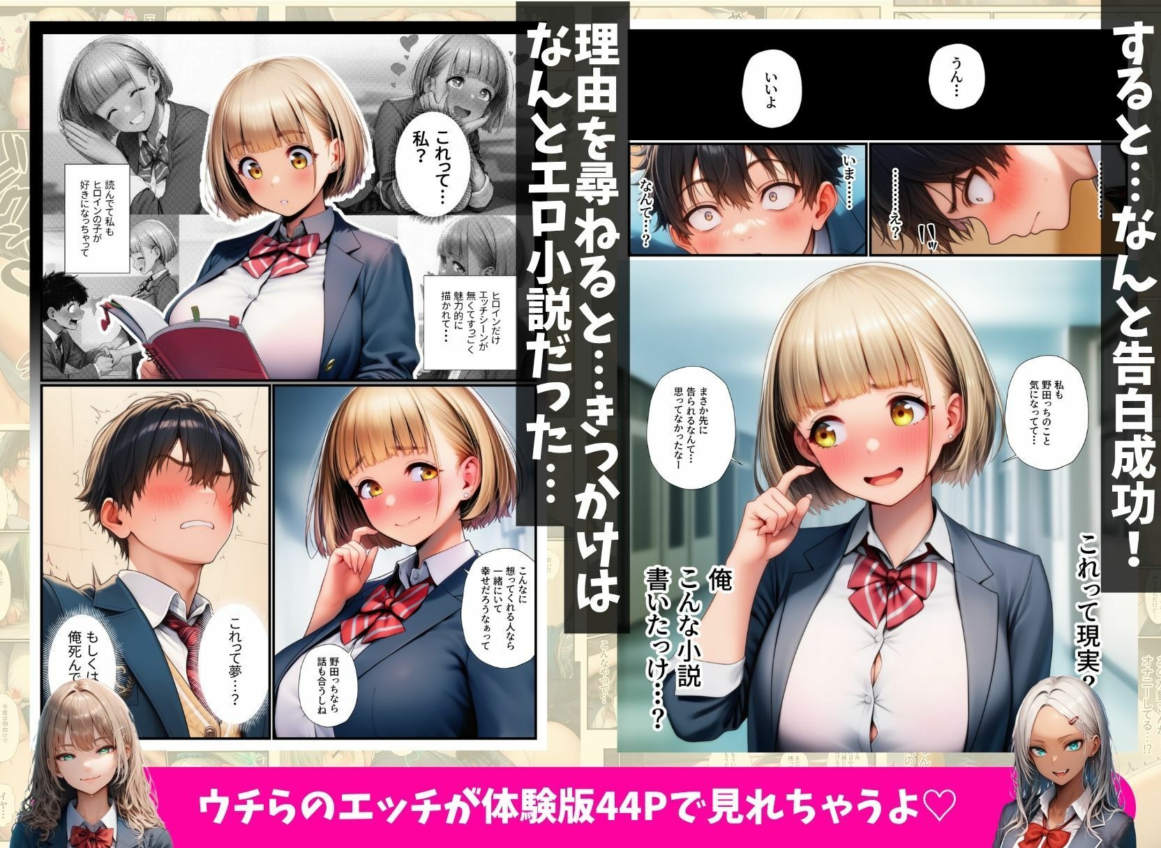 オタクの俺をいじめる一軍ギャル達をエロ小説のネタにしたらホントに中出しセックスできちゃった話 画像8