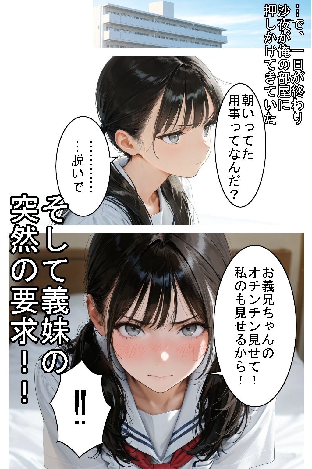 【制服】興味津々な義妹との秘密の関係【ナイショえっち】_8