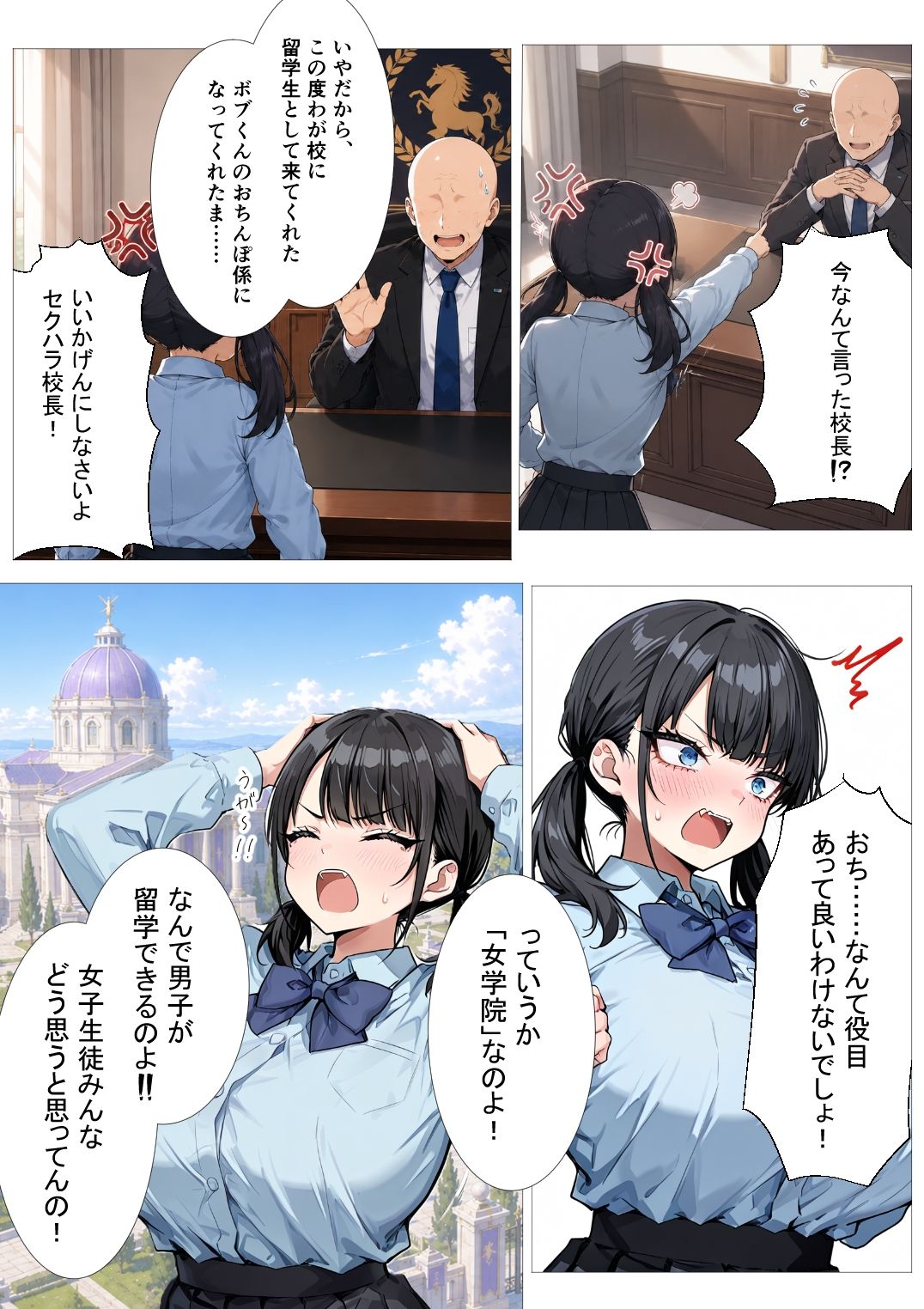 黒濁の華-黒人留学生に嬲られる才女- 画像2