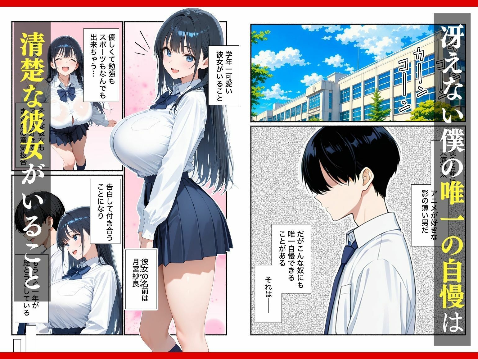 清楚系彼女が寝取られ絶頂しメス堕ちする話1