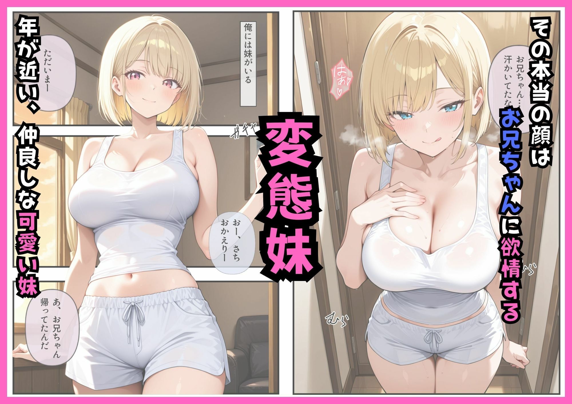俺のことが好きすぎる妹に襲われたので中出し孕ませセックスをする！ 画像1