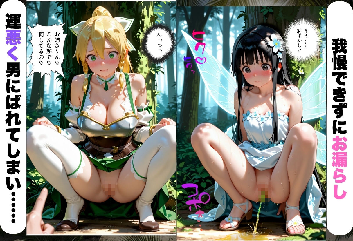 野外お漏らしレ●プ 深い森の中で子宮壊れるまでイキ狂うS〇O編 画像2
