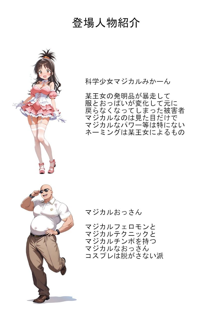 科学少女マジカルみかーんVSマジカルおっさん_2