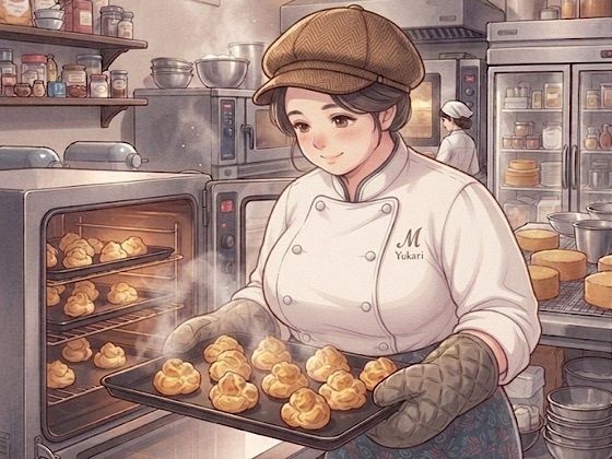【官能小説】小さなケーキ屋さんの優しい奥さん 第四話 ステンレスの冷たさと、濃厚な熱いエキス 画像1