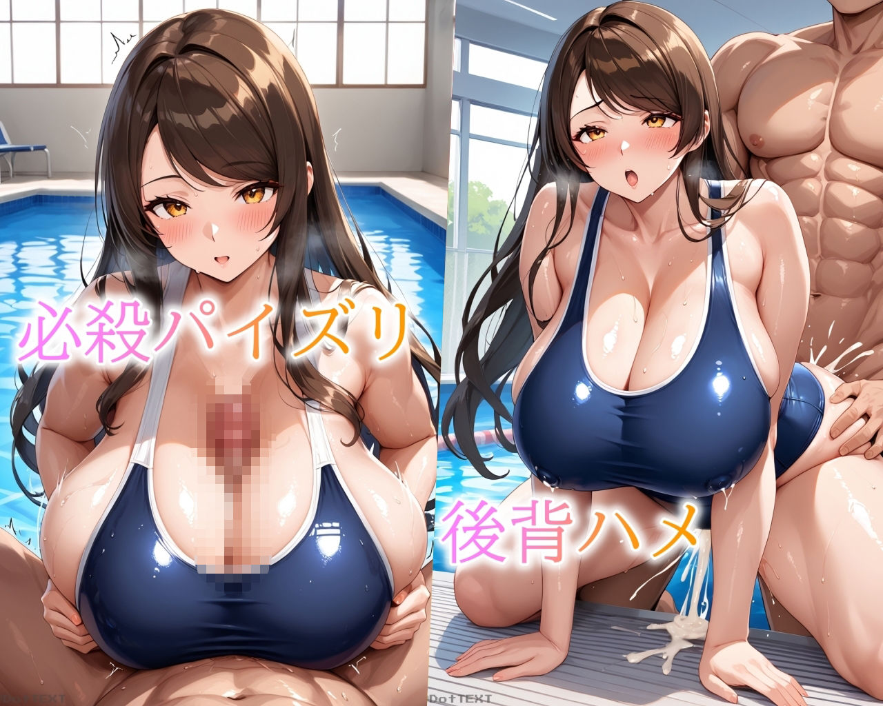 バストガーディアンズ 乳嵐レイナ 乳学2限目乳水学習 画像4