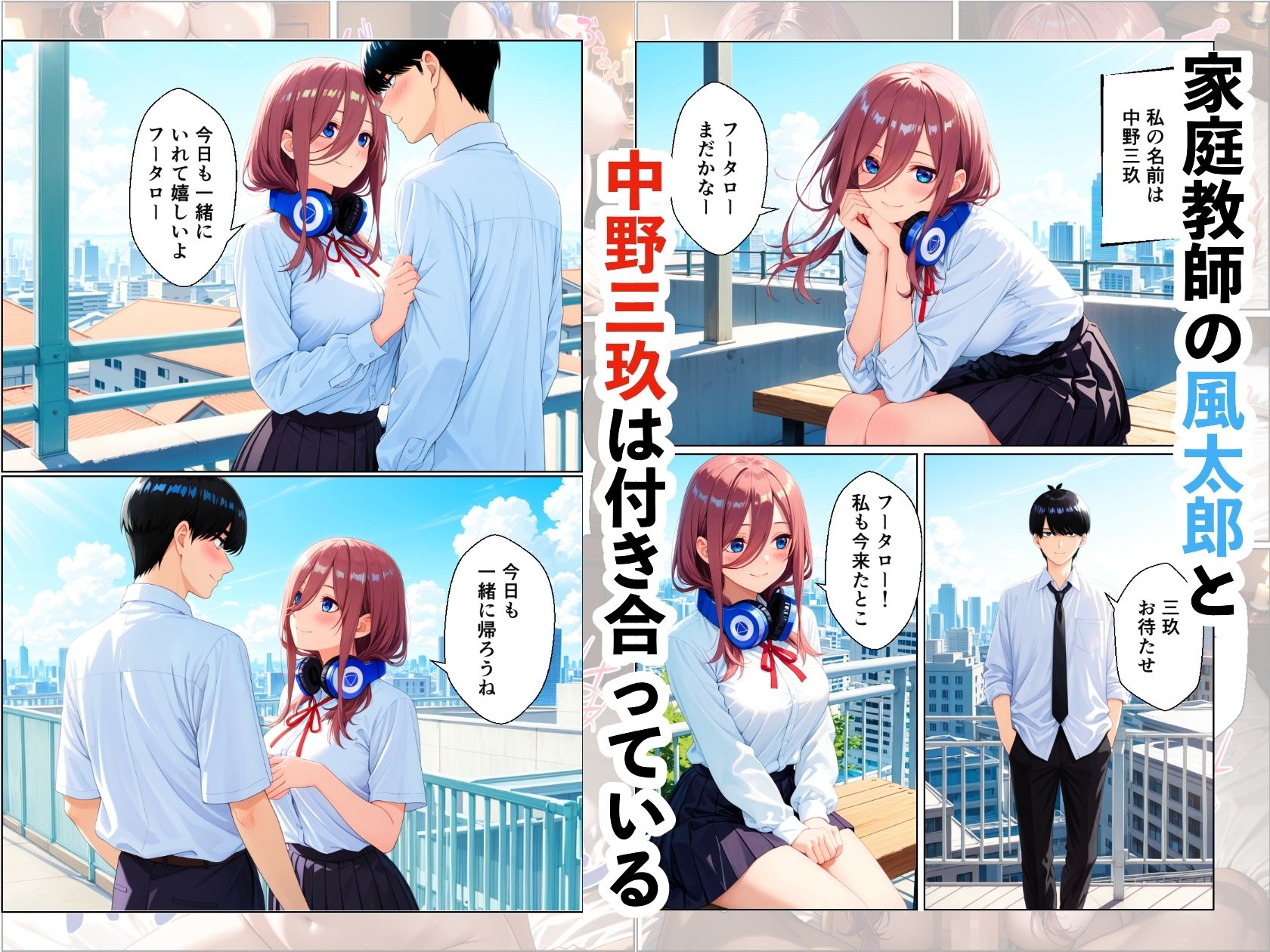 三玖寝取り調教〜パパ活がきっかけでメス堕ち〜 サンプル画像 1
