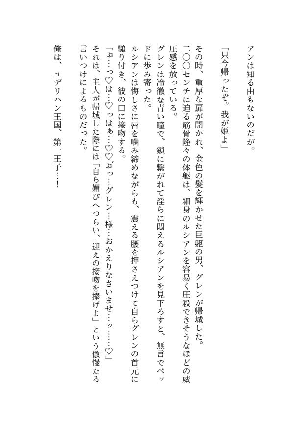 敗国の麗しき王子は敵将絶倫騎士様の妻となり身体で国を救います