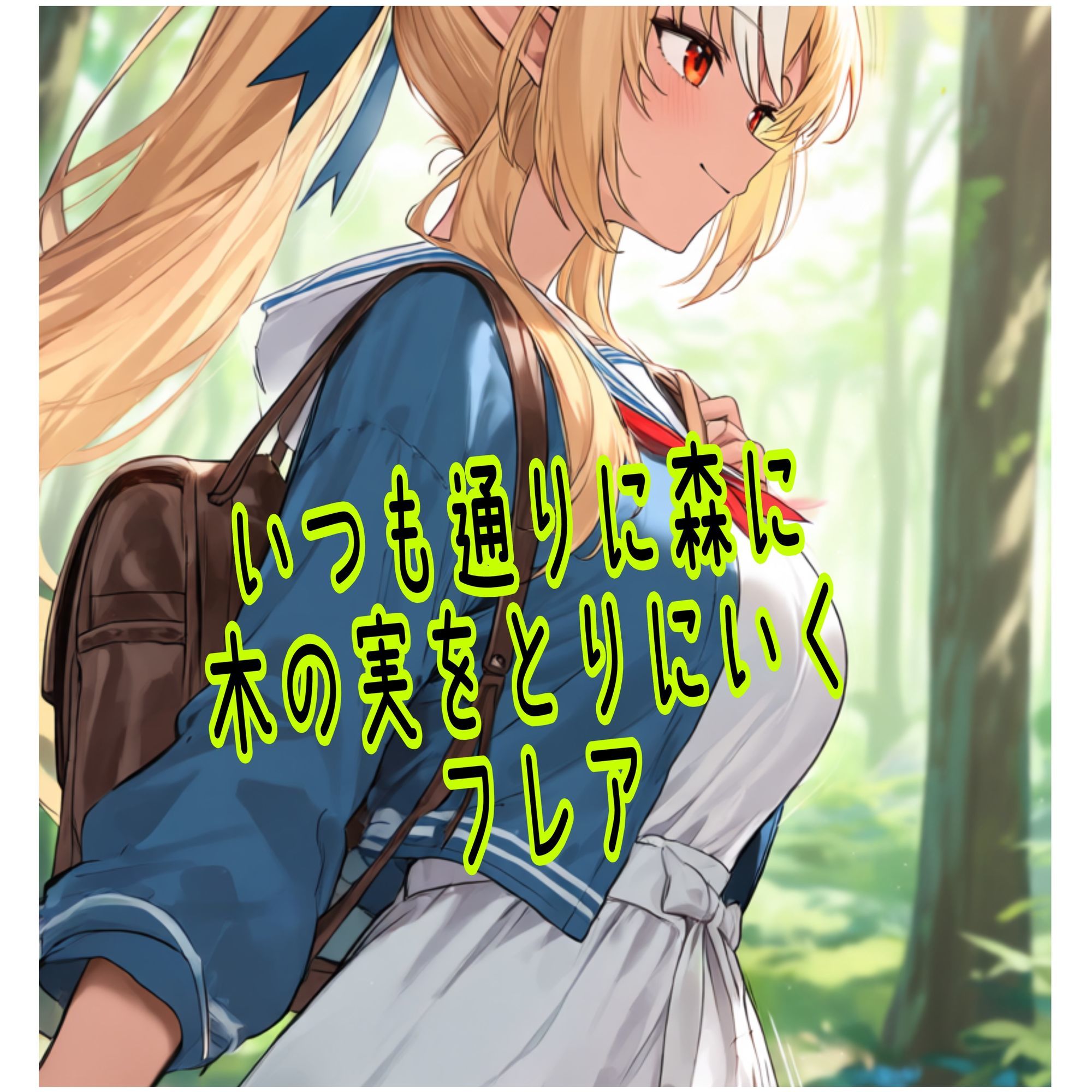 「ゴブリンの赤ちゃん妊娠したくない！！」ホロ大人気Vtuber不知火フレアがゴブリンに森で襲われ種付け＆出産するかわいそうな話 画像2