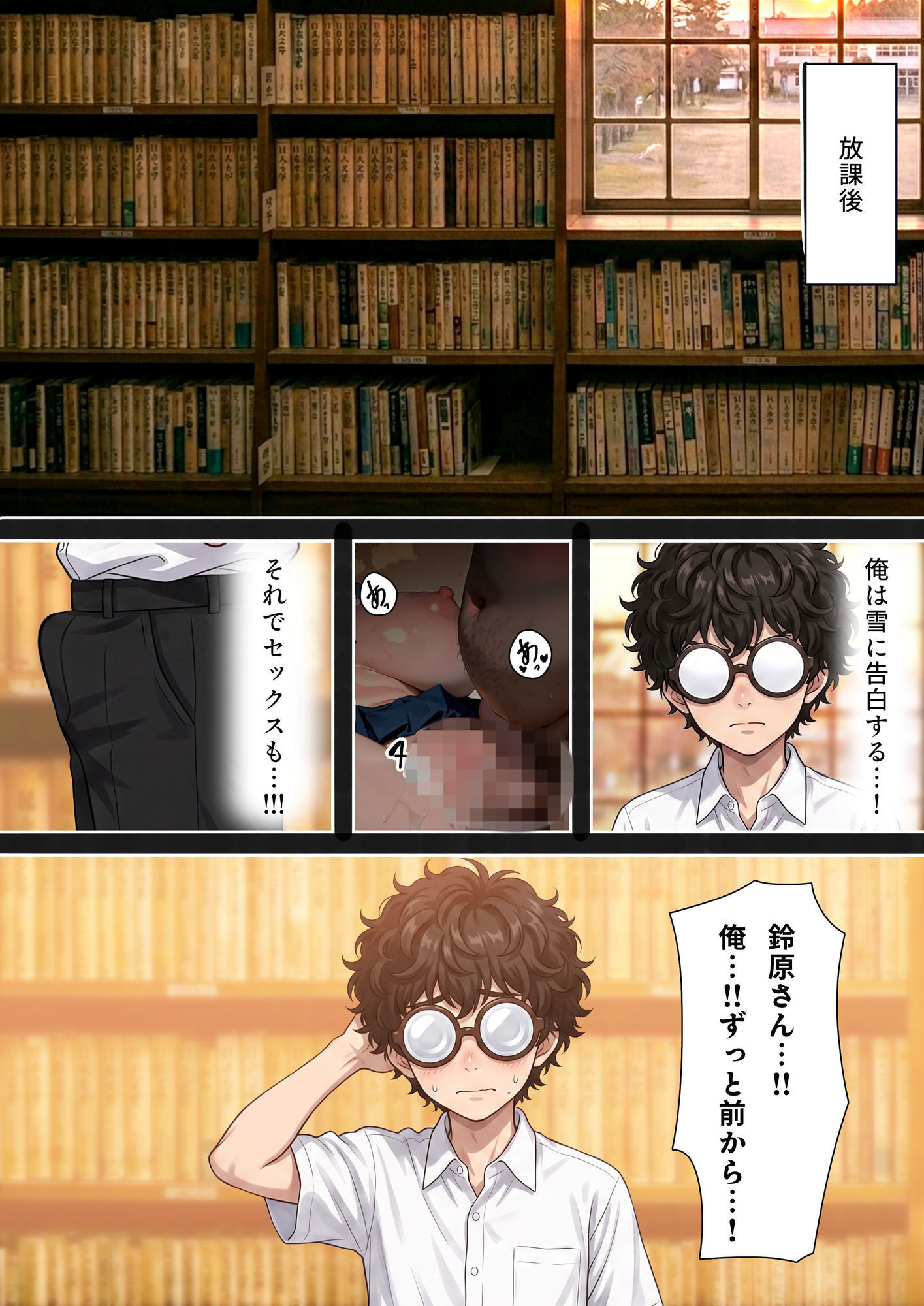 【本編25P+おまけ16P】初恋の美少女は教師の性奴●に堕ち、快楽を貪る 画像5