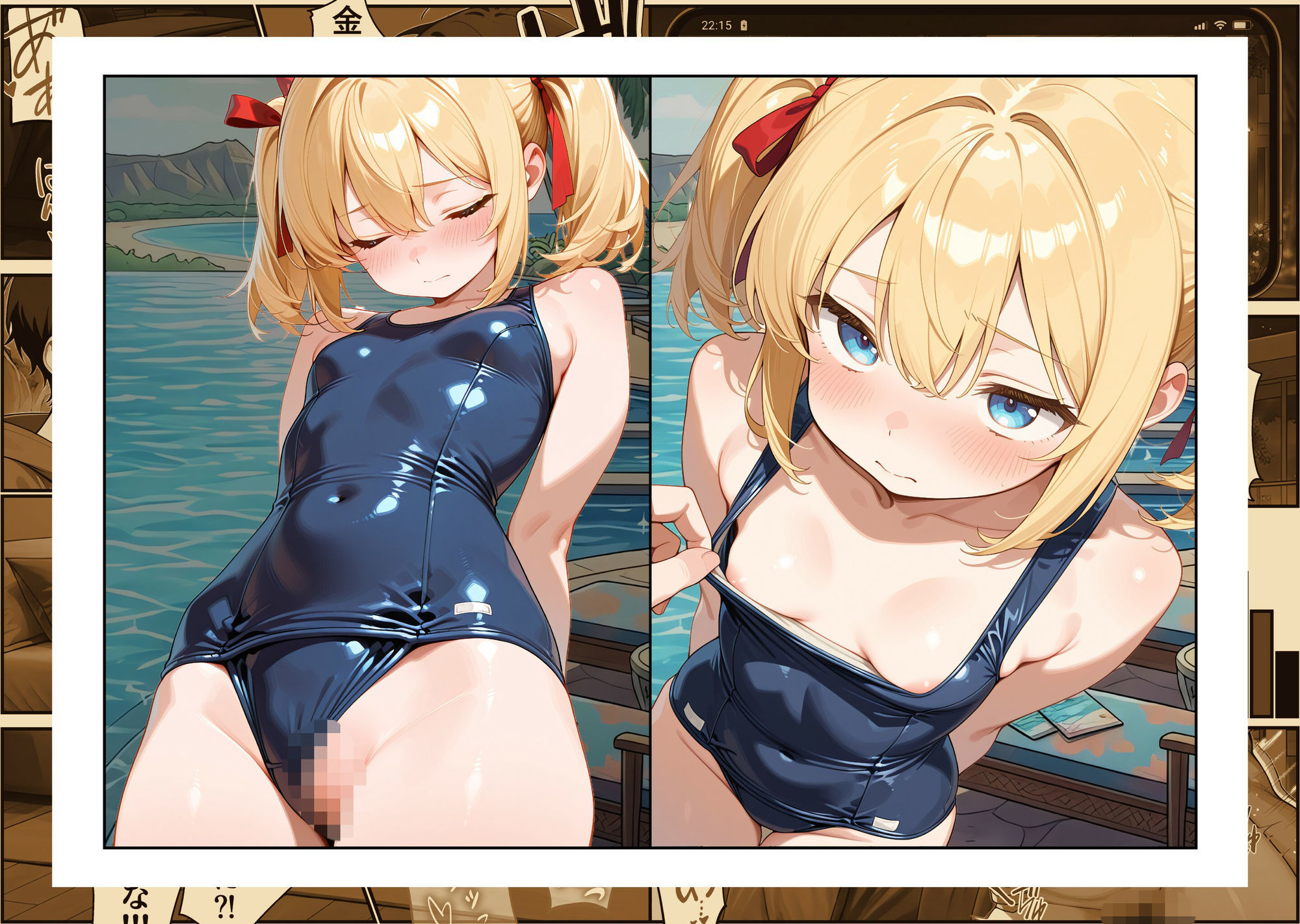 ビーチリゾートde金髪ちゃんといちゃいちゃする話 画像9