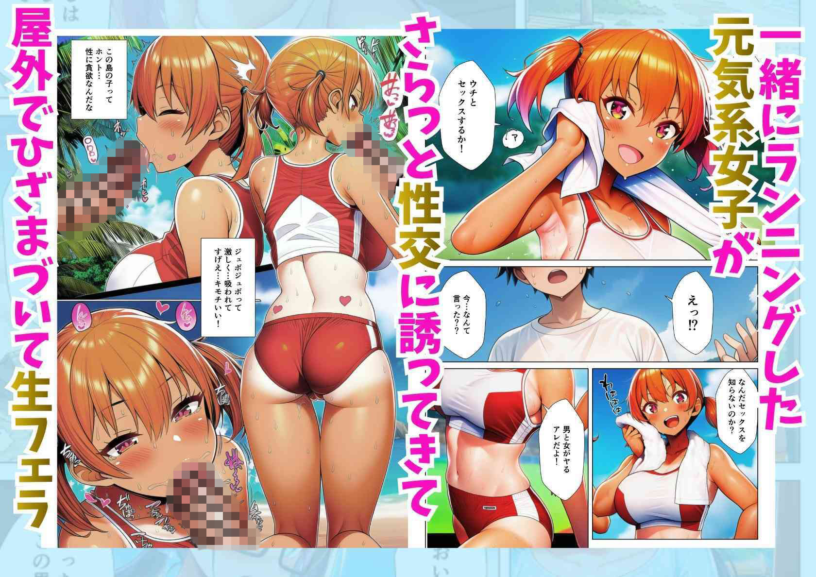 貞操観念がぶっ壊れてる南の島で日焼け女子校生たちとハメまくる話 画像4