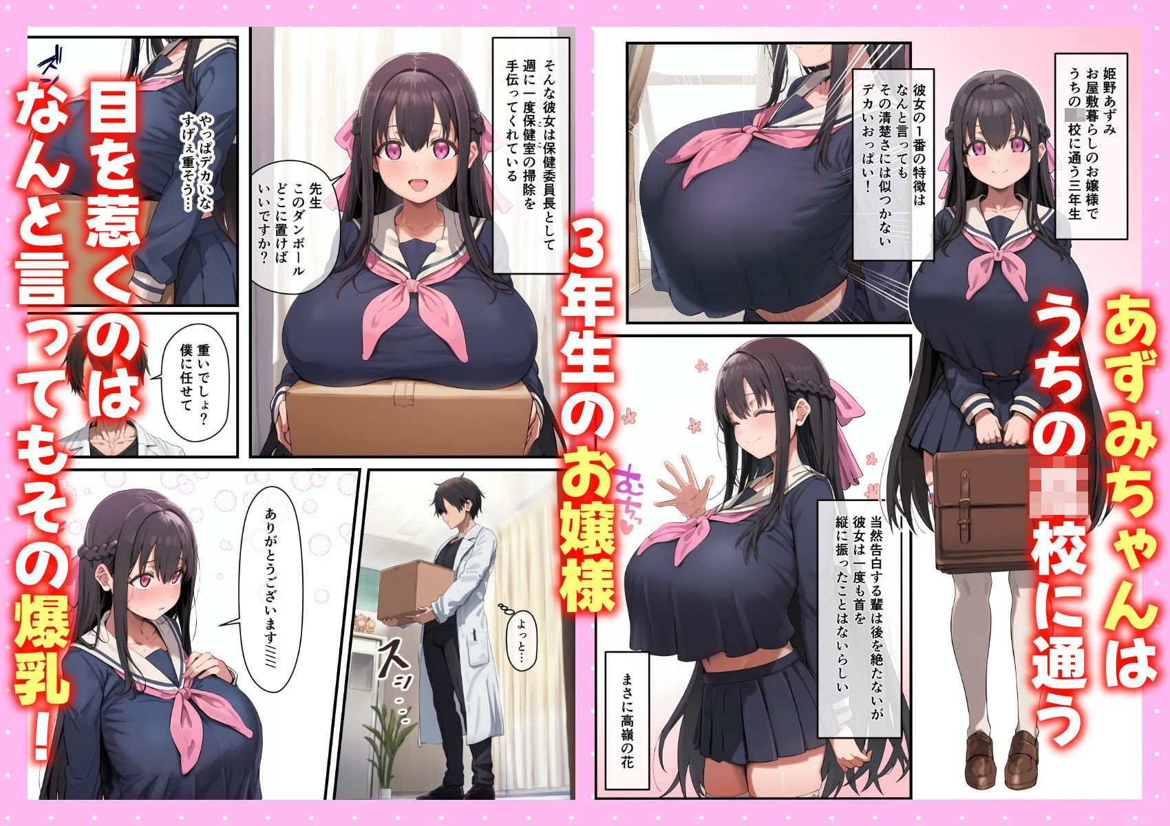 お嬢様JKの母乳管理をする話 画像1