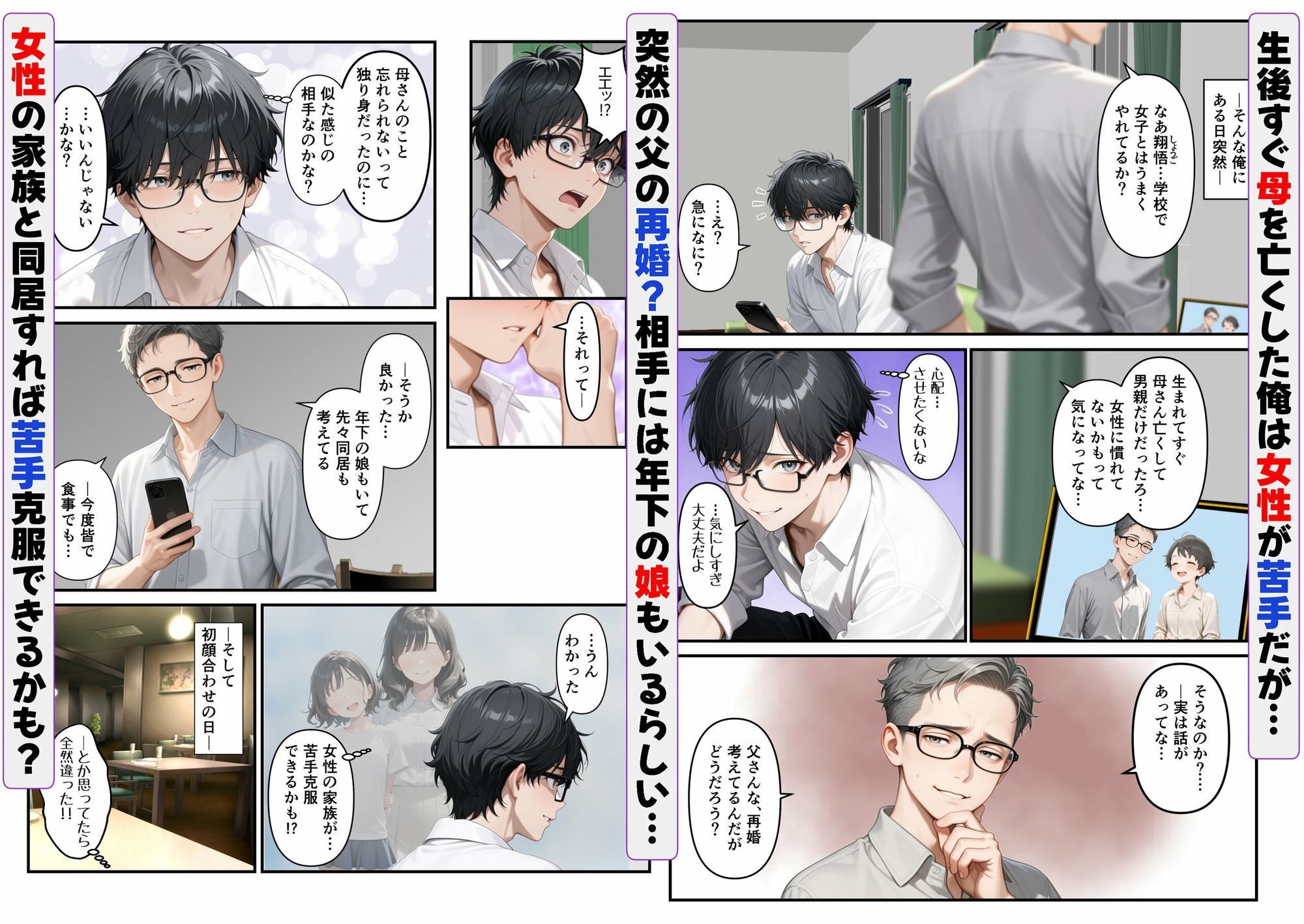 女性が苦手な俺にかわいい巨乳ギャルの義妹ができて一線超えて生ハメ中出しした話 サンプル画像 1