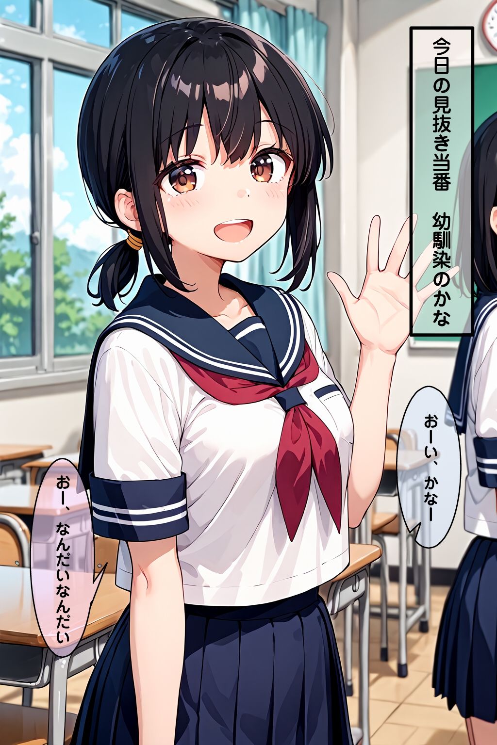 学校で見抜き制度が導入されたので幼馴染で見抜きしたお話 画像1