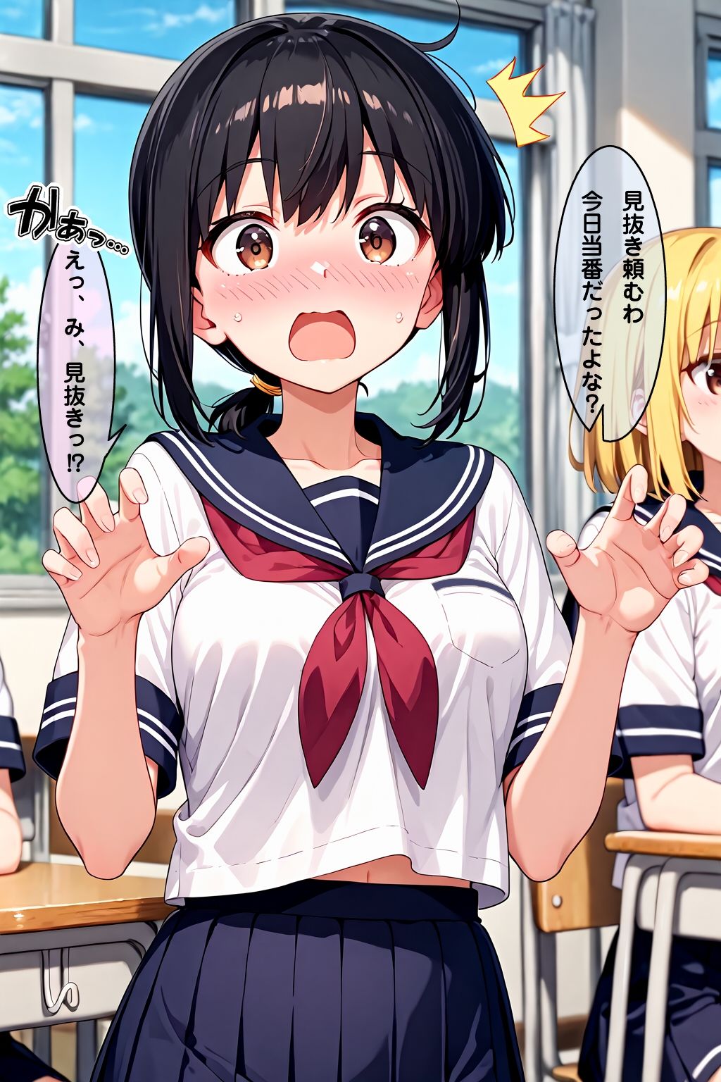 学校で見抜き制度が導入されたので幼馴染で見抜きしたお話 画像2