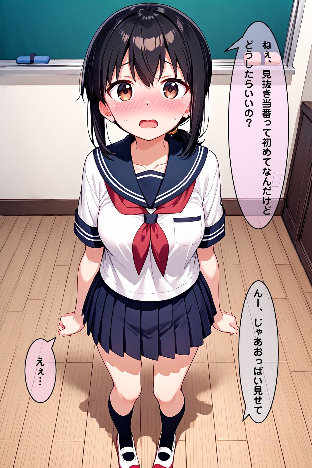 学校で見抜き制度が導入されたので幼馴染で見抜きしたお話 画像3