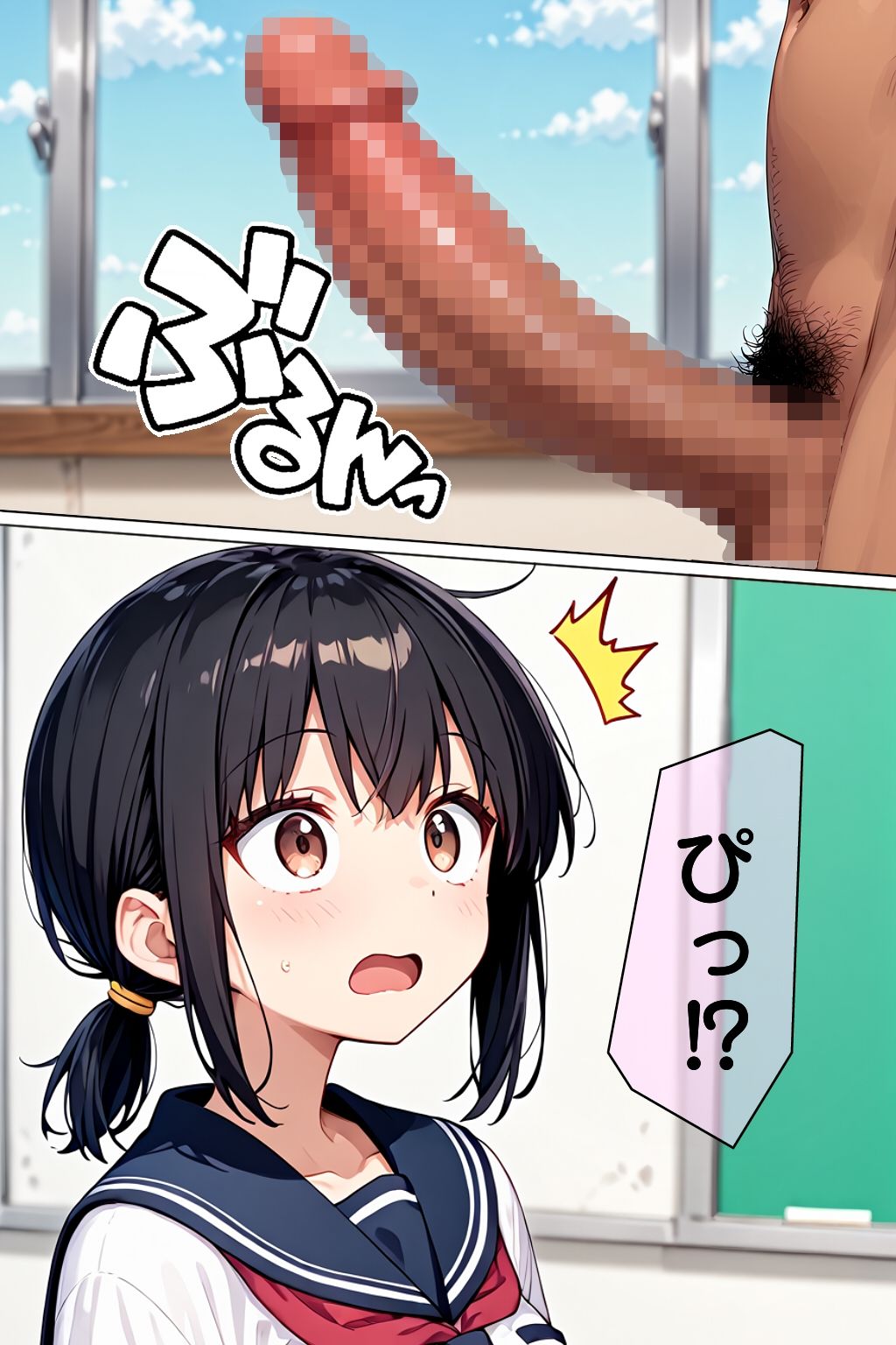 学校で見抜き制度が導入されたので幼馴染で見抜きしたお話 画像5