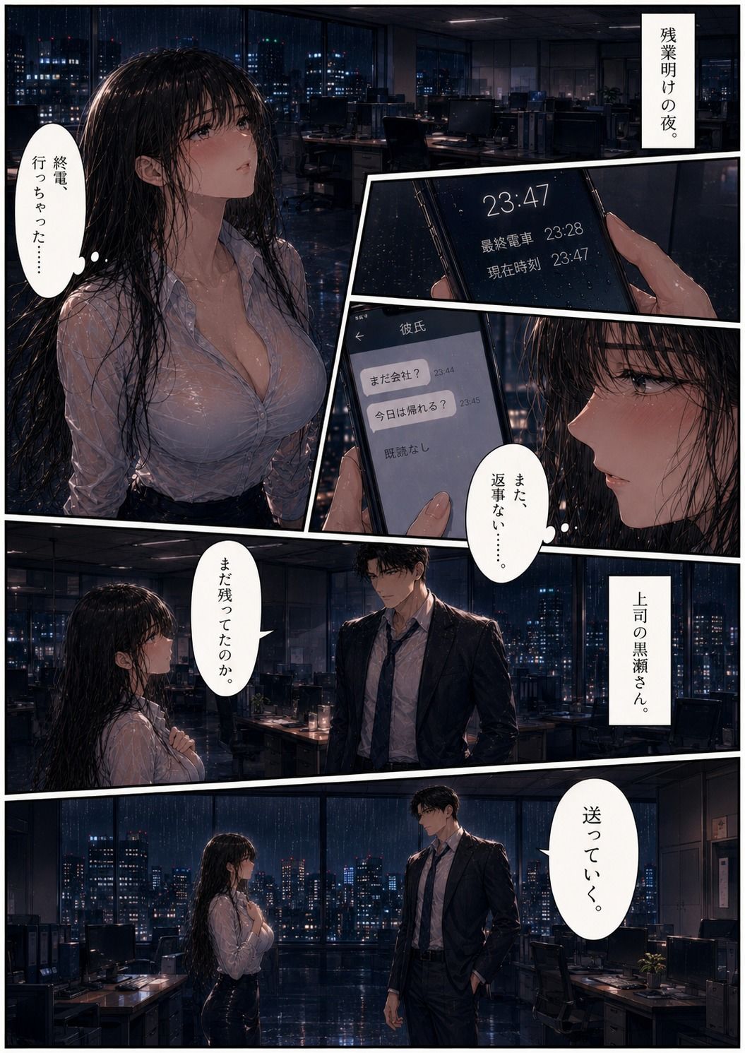 終電後の境界線 サンプル画像 2