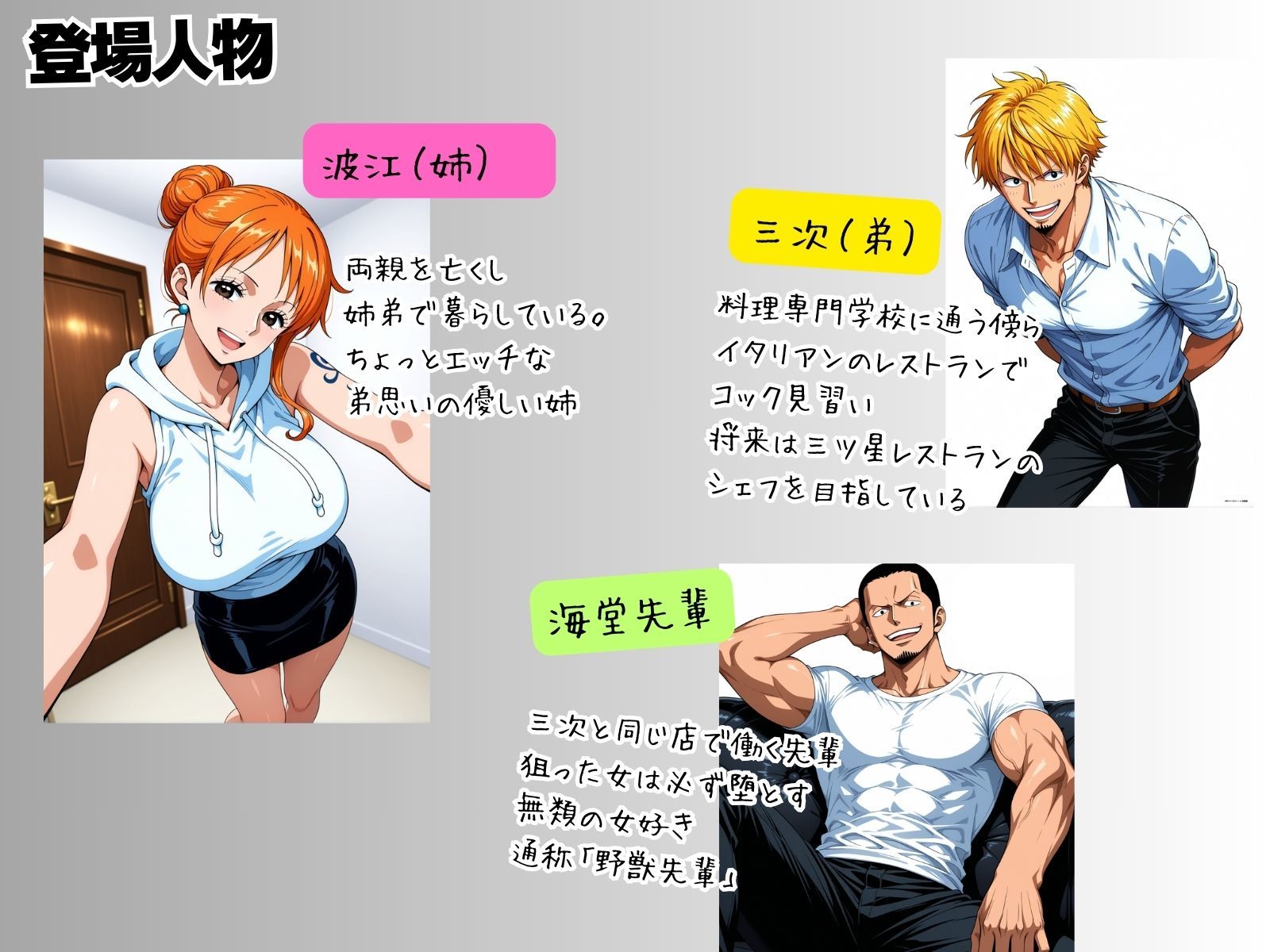 【異世界転生】バ先の野獣先輩に俺の姉貴を紹介したらセックス依存症にされた話【後編】 サンプル1