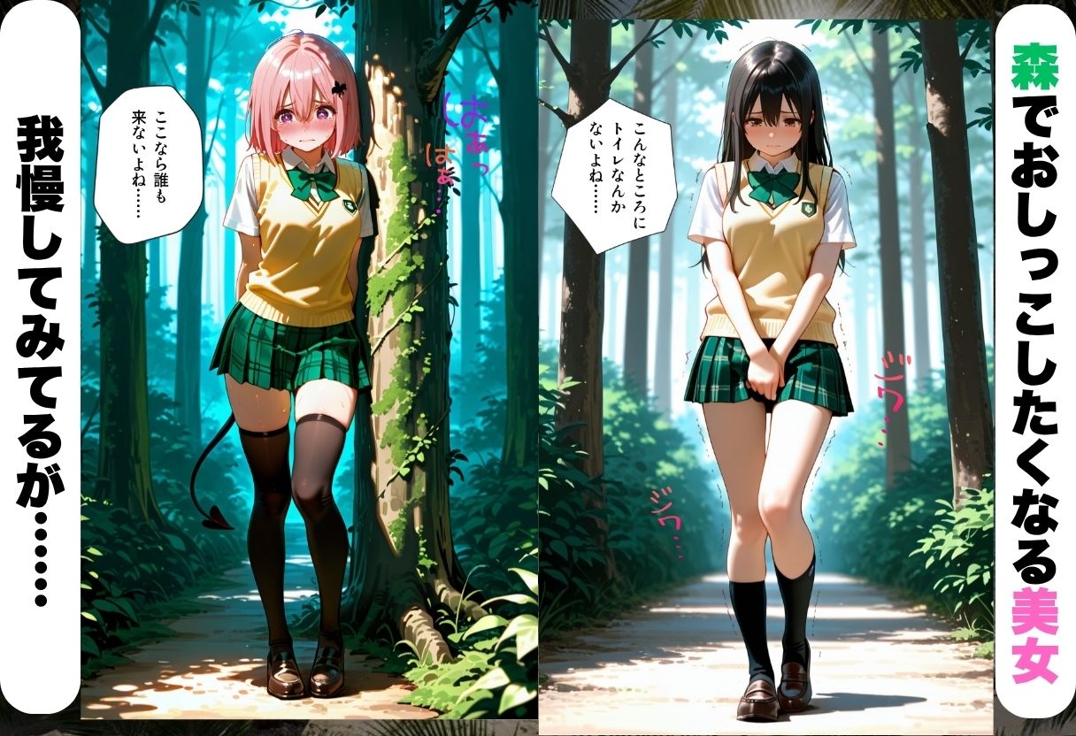 野外お漏らしレ〇プ 深い森の中で子宮壊れるまでイキ狂うト〇ブル・ダークネス編 サンプル1