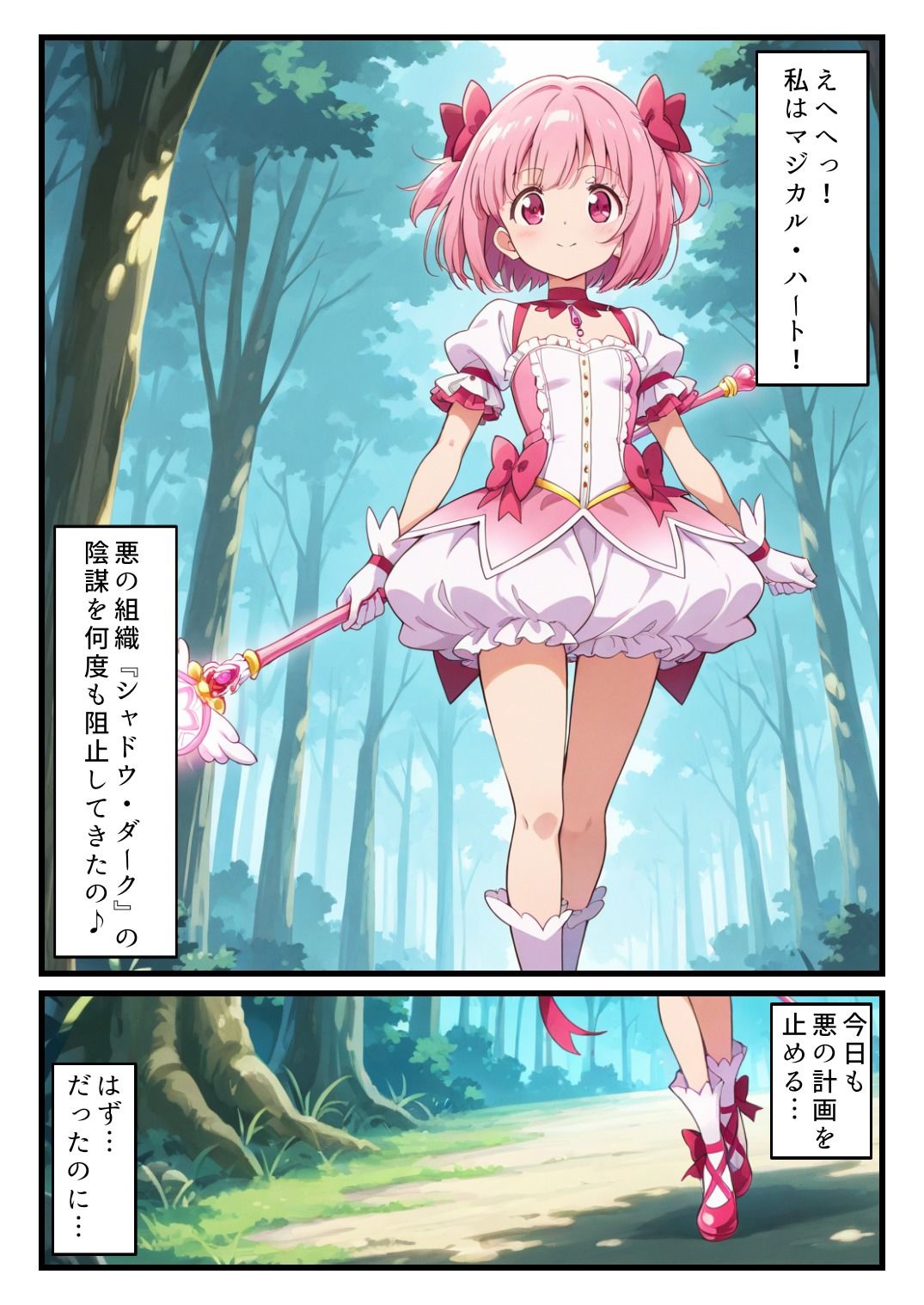 敗北魔法少女〜マジカル・ハートが粉砕され、肉便器に堕ちるまで〜 サンプル1