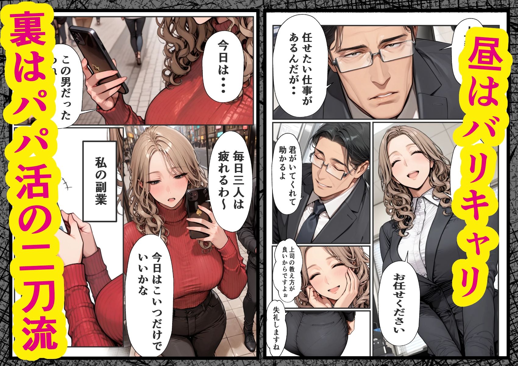 パパ活狩り。バリキャリ爆美女を全破壊する話2