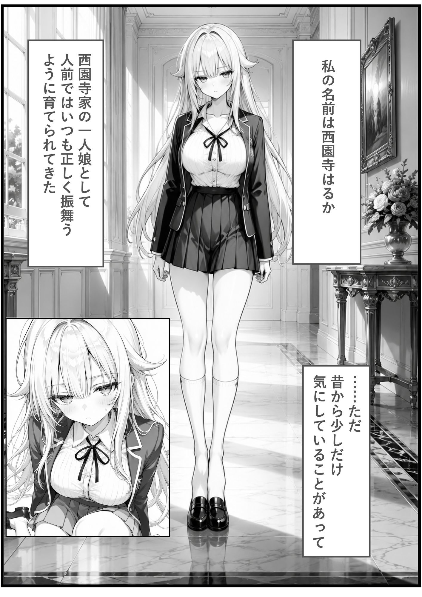 目つきの悪いジト目お嬢様に催●指導は効果ばつぐん! 画像1