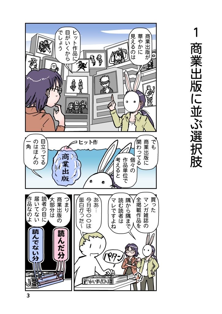 商業出版と自主出版を比較考察してみたら 創作同人電子書籍のススメ2026年 画像3
