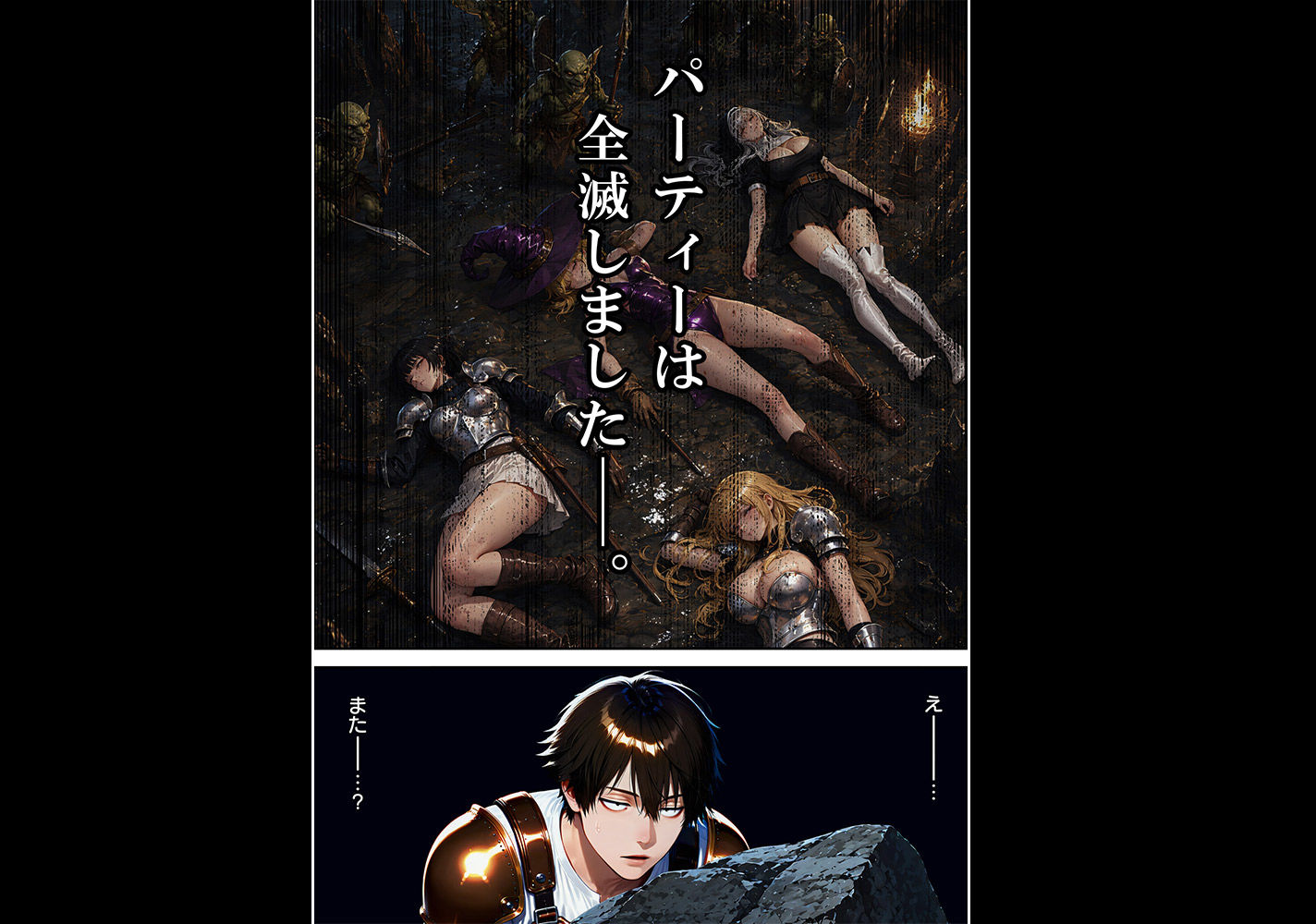 全滅転生 1=媚薬服用痴女戦士達は犯●れて前に進む=