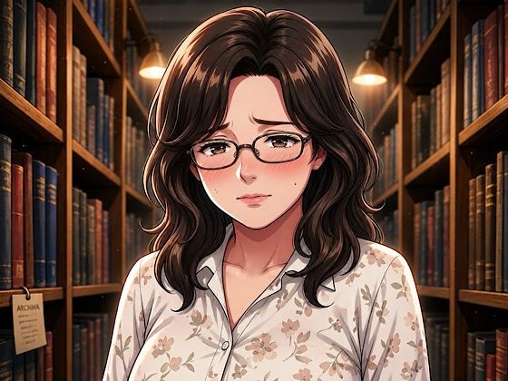 【官能小説】図書館のぽっちゃり司書さん  第一話  閉架書庫の密室で、生真面目な司書が… 画像1