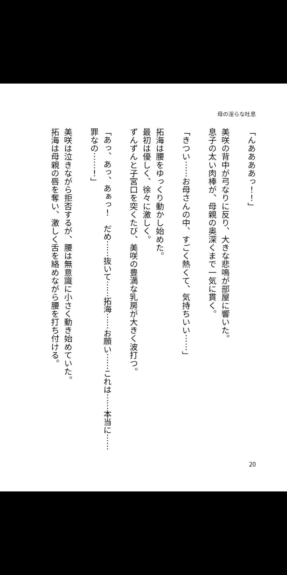 母の淫らな吐息 〜僕が母親を孕ませるまで〜 画像2