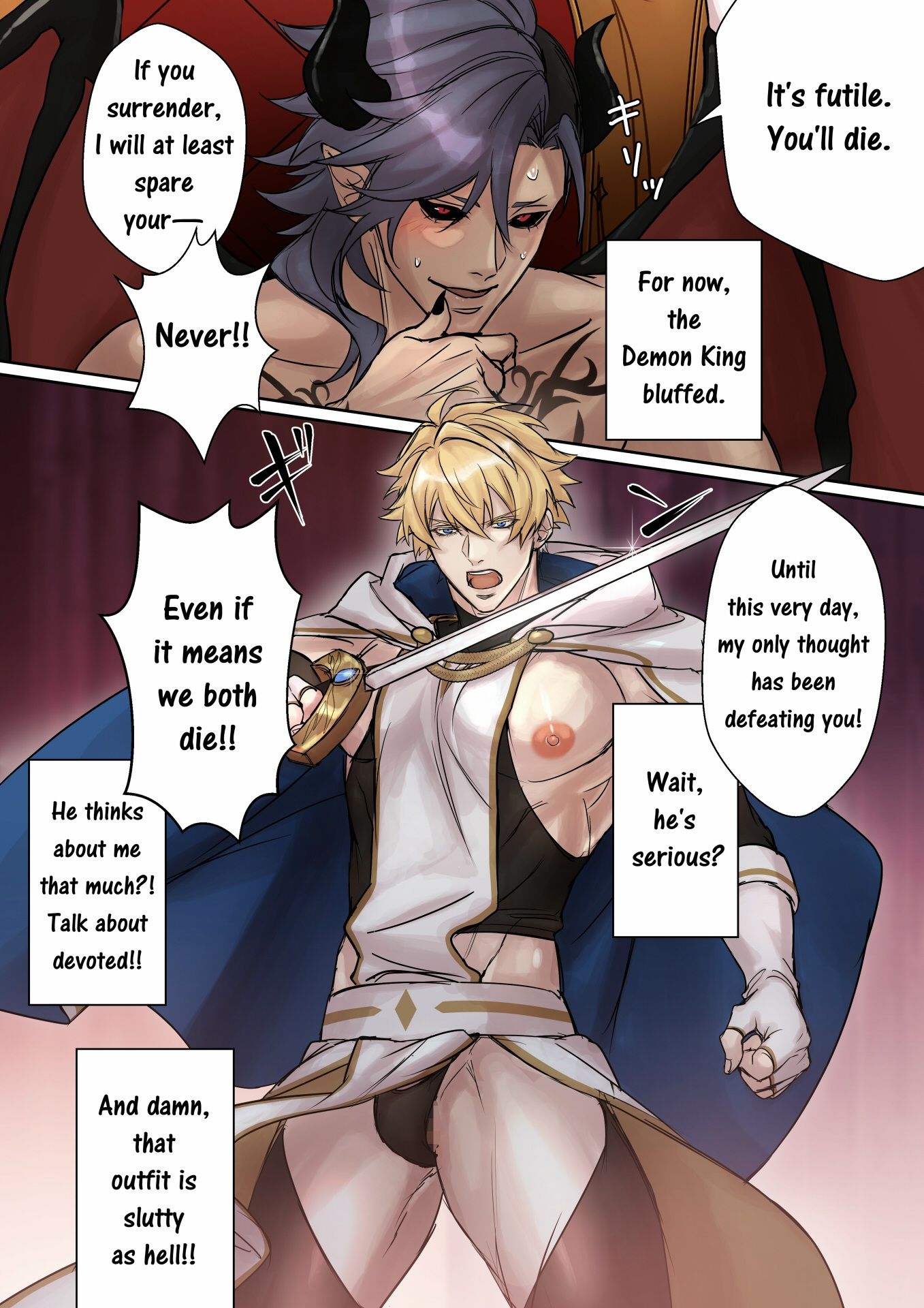 ［Comic Version］ The Hero with the Lewd Crest and the Demon King -Sacrifice of the Demon Castle- サンプル7