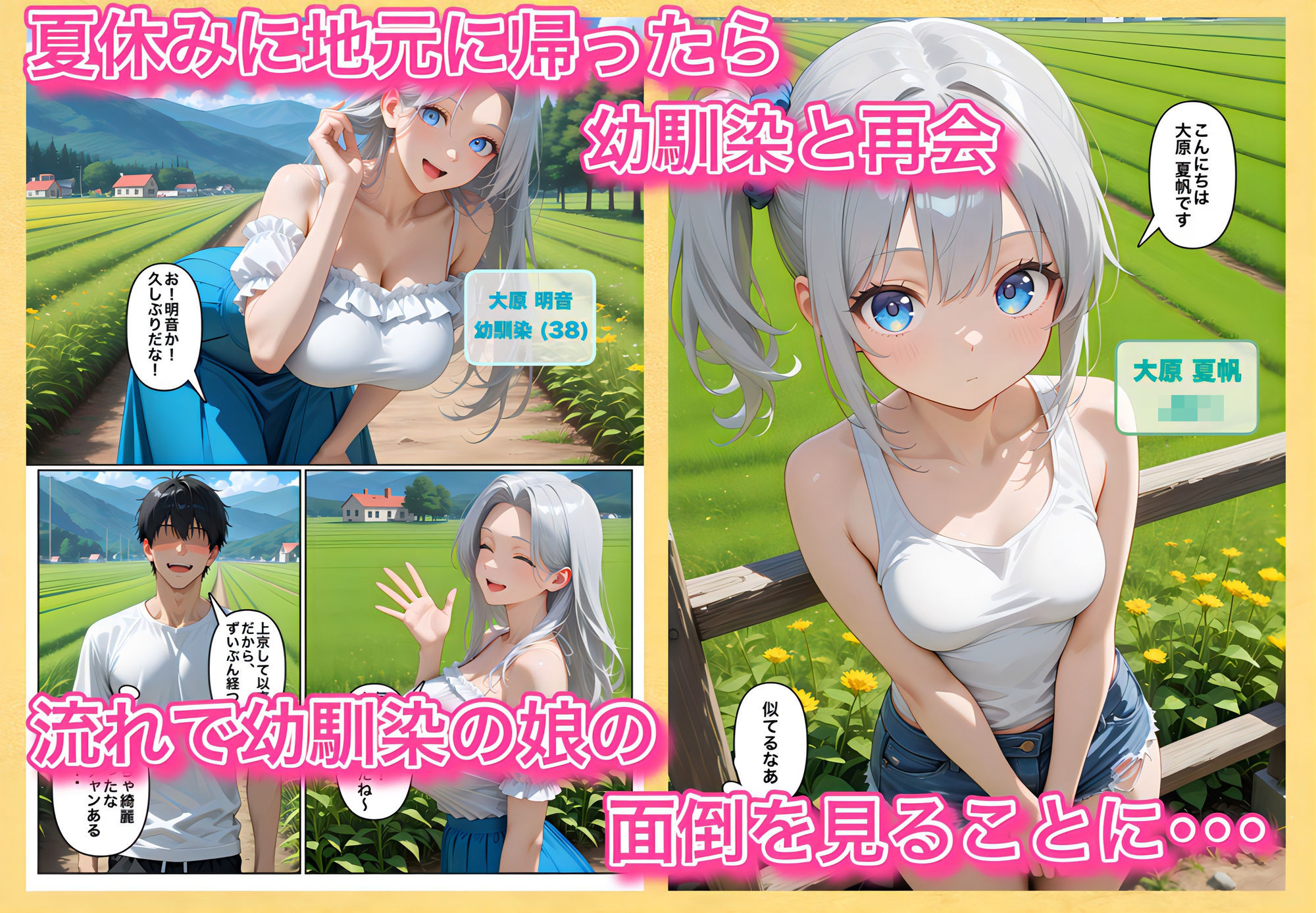田舎娘と過ごす夏 サンプル画像 2