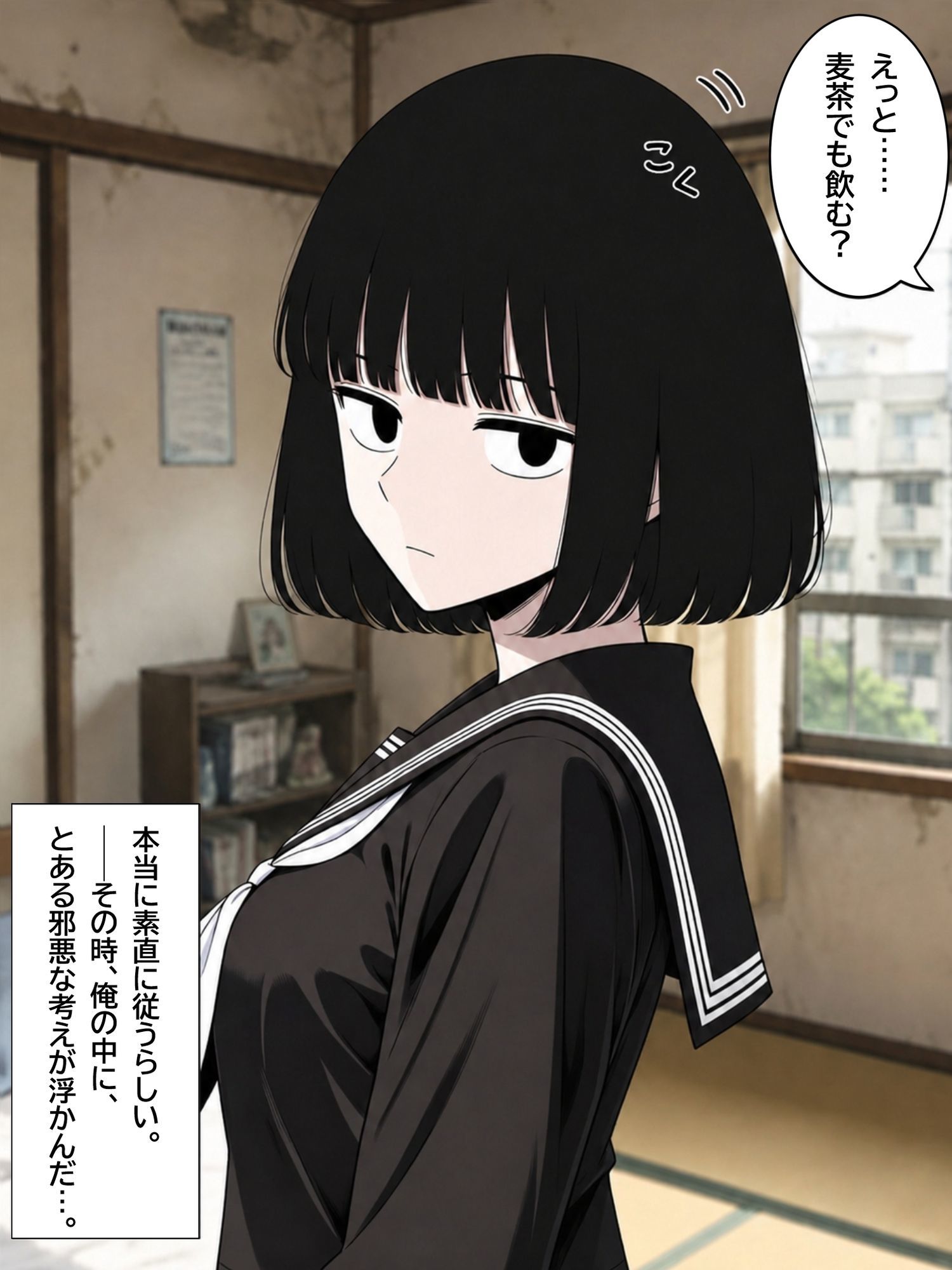 俺の家に宗教勧誘に来た同級生の無口な女子に無責任中出しして孕ませる。 画像4