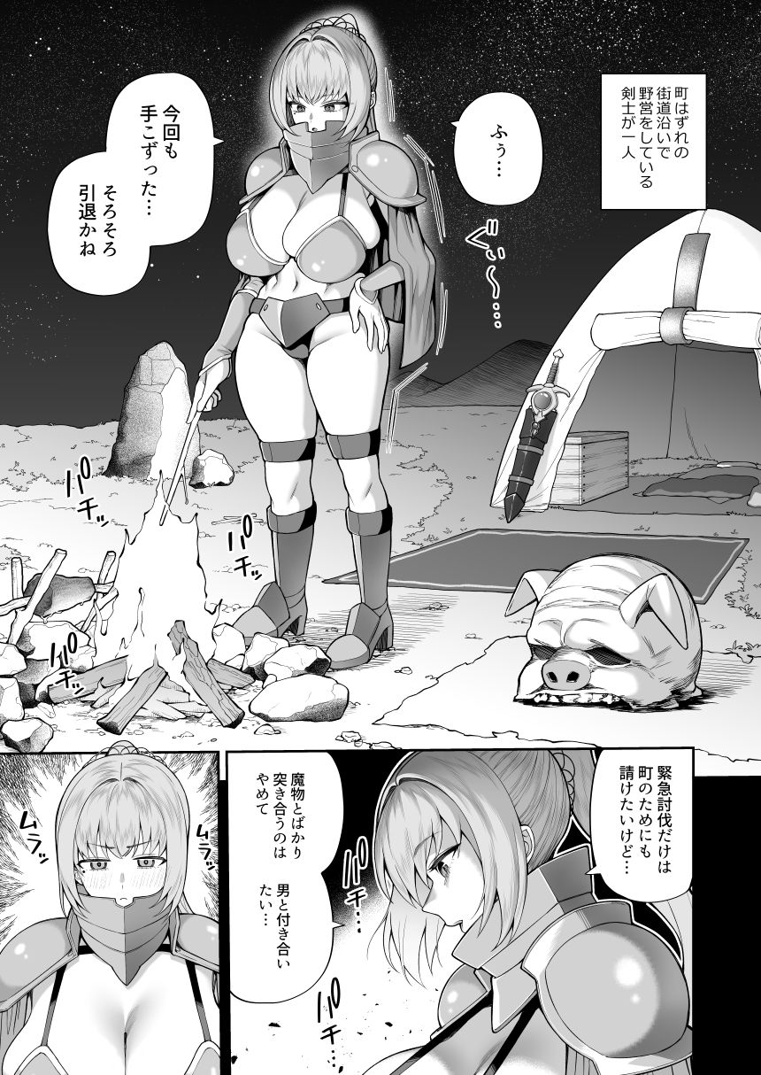 最強だけど行き遅れた女剣士を催●でペットにしてみた サンプル画像