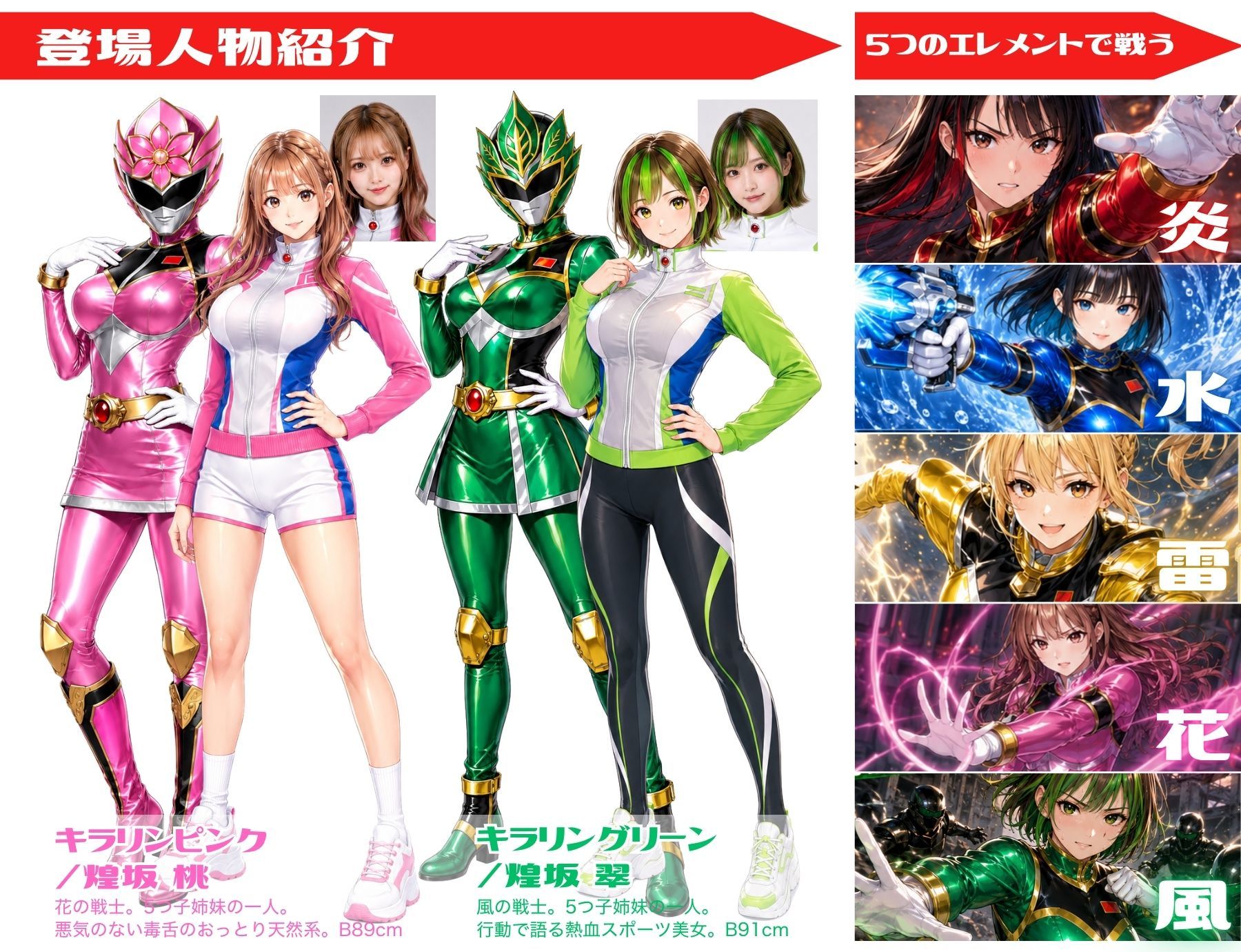 煌戦隊キラリンジャーIN美肢体研究室・極太の侵入ミッション〜敵アジトで拘束された戦隊ヒロインは戦闘員が極太過ぎて大ピンチ？/戦隊ロスのアナタに贈る『大人の為の戦隊』シリーズ〜 サンプル10