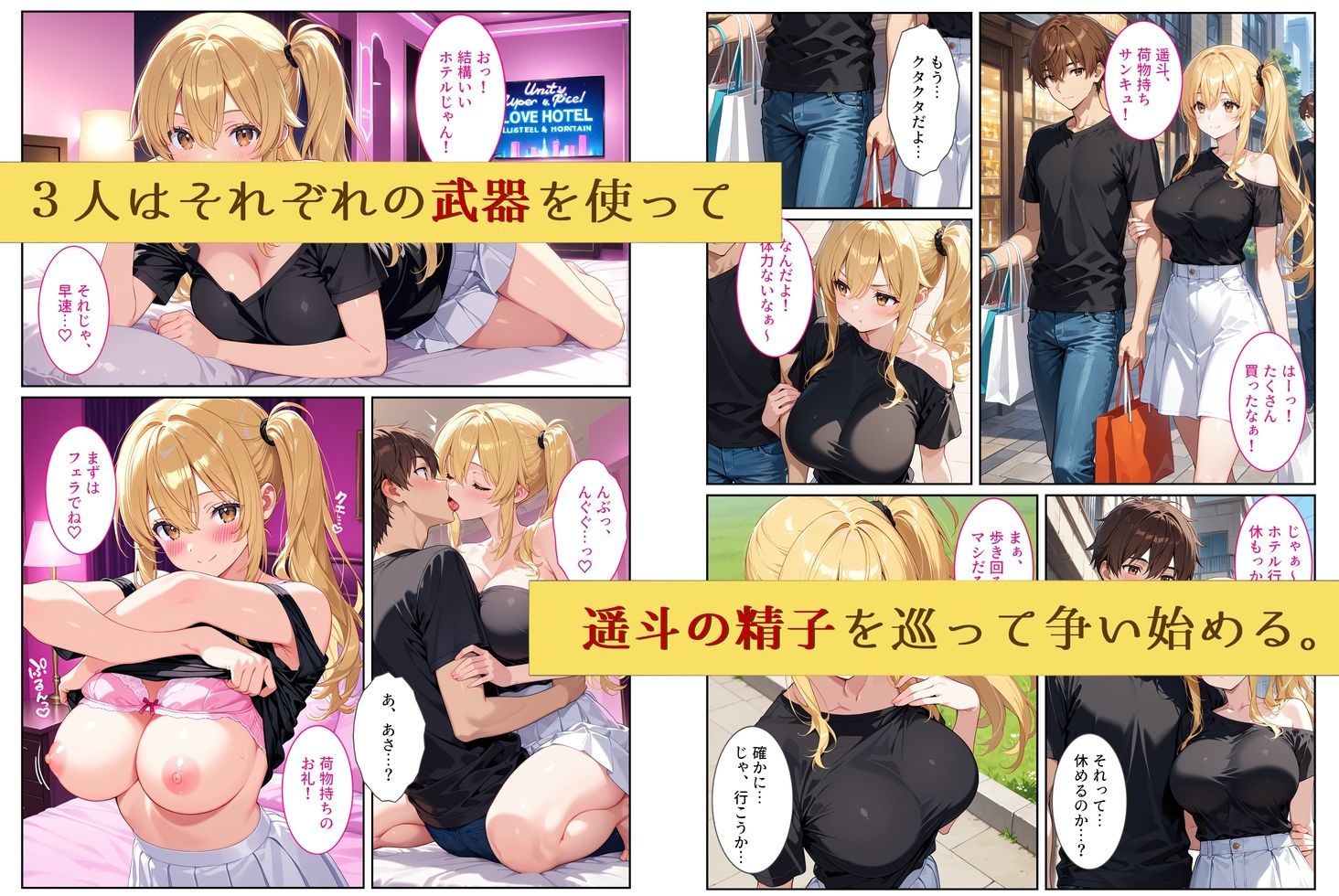 養子になったら爆乳義母と双子義妹に誘惑されて中出しセックスしています！〜孕ませバトル編〜 画像8