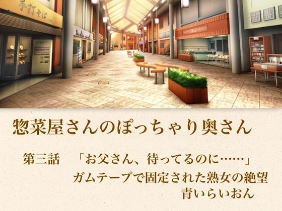 【官能小説】惣菜屋さんのぽっちゃり奥さん 第三話 「お父さん、待ってるのに……」ガムテープで固定された熟女の絶望 画像1