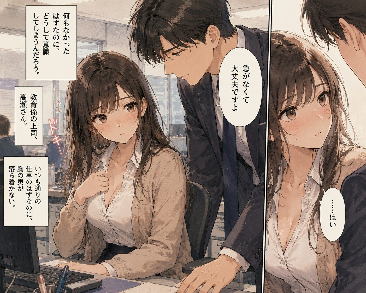 新入社員の彼女は、 歓迎会のあと帰らなかった ―教育係の上司― 画像1
