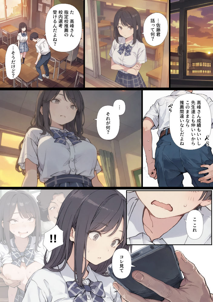 ゲテモノ好きのカースト最上位女子がチー牛に脅される漫画 画像6