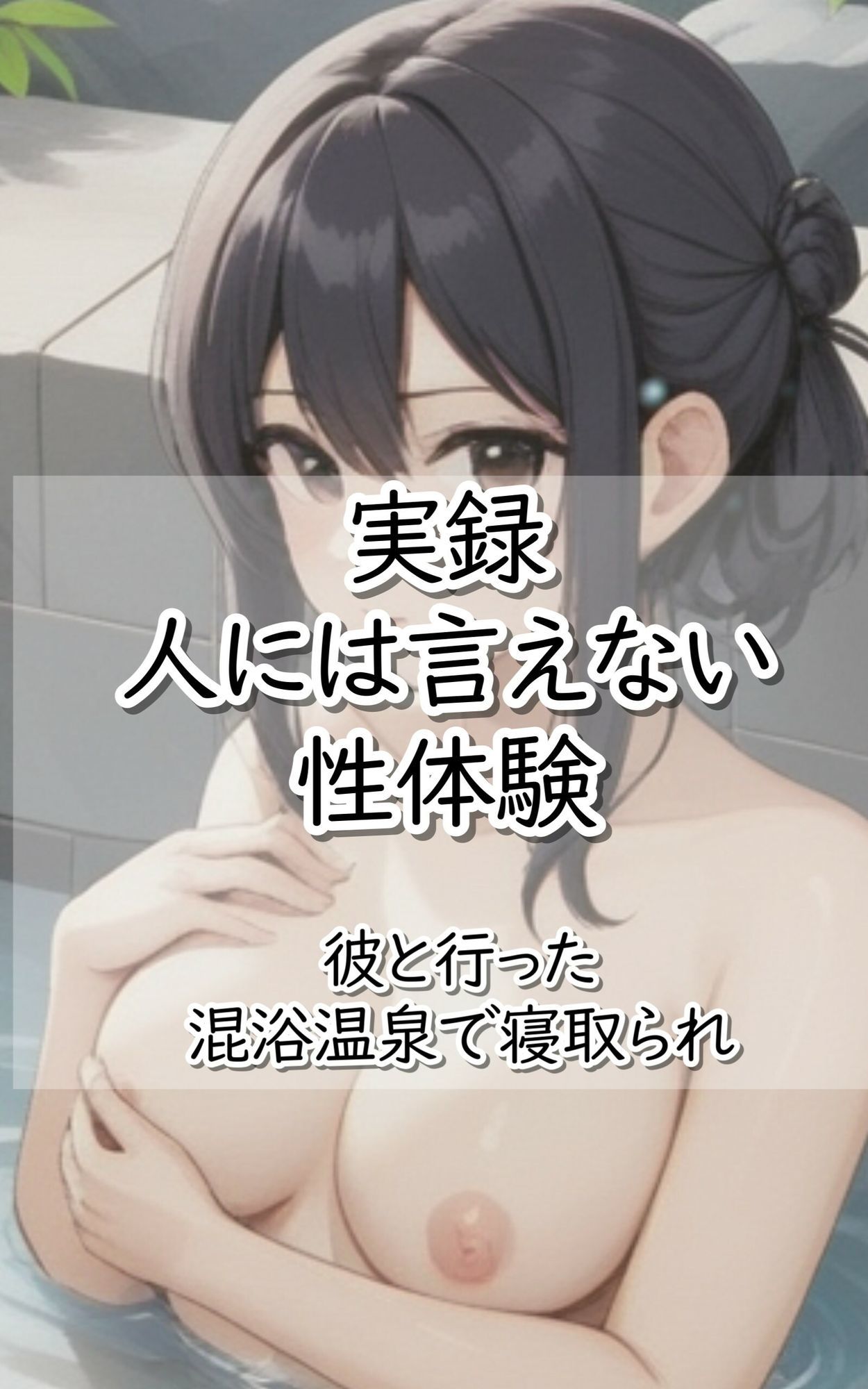 実録!人には言えない性体験 彼と行った混浴温泉で寝取られ 画像1