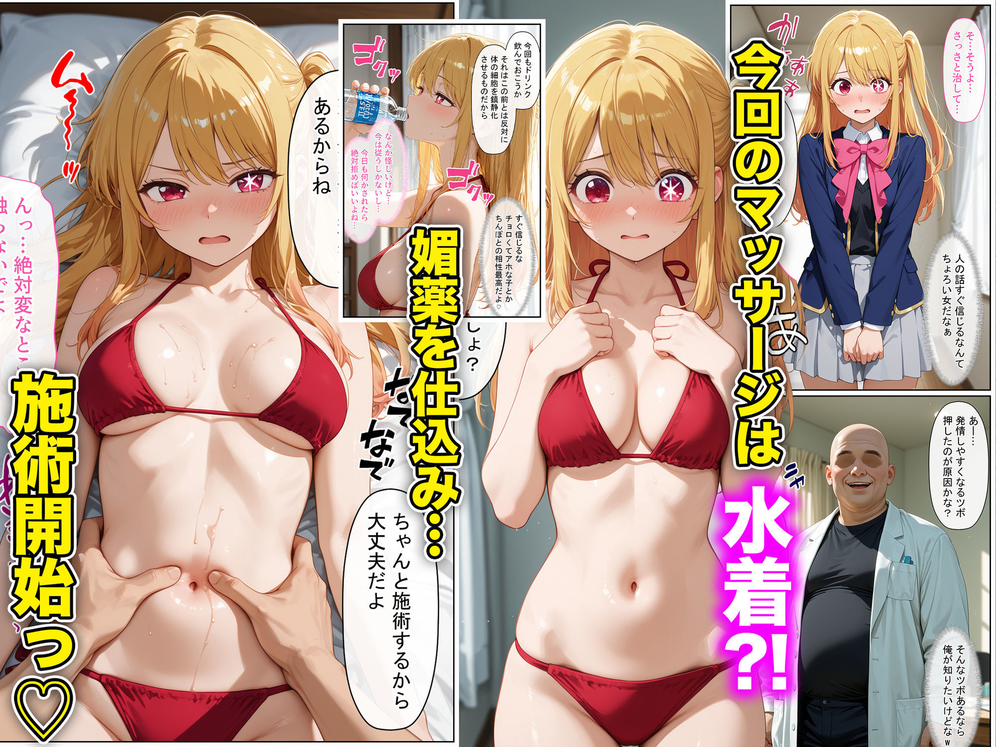 【無料エロ漫画】d_795220 現役JKアイドルが媚薬マッサージに沼って自らおかわりを求めメスになった話 〜後編〜(Residence)