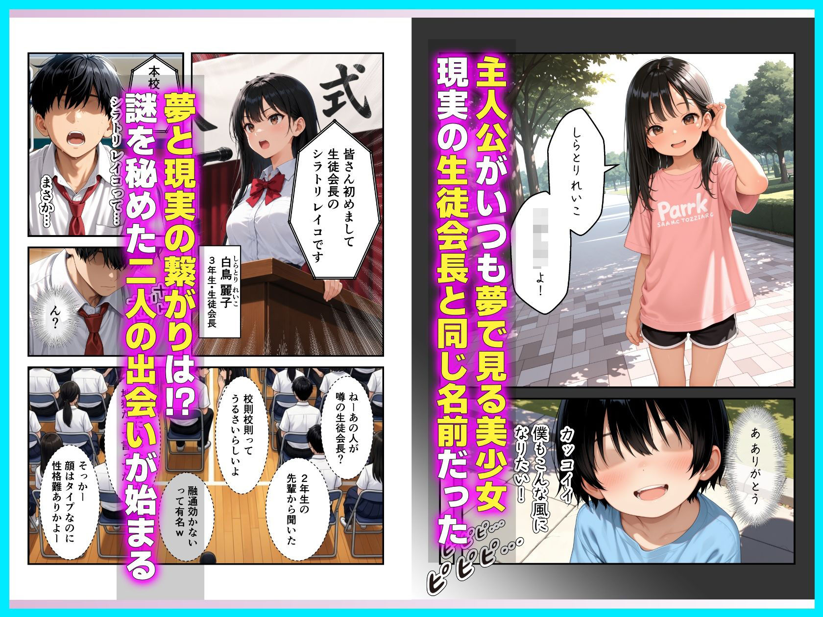 強気で嫌われ生徒会長は俺にだけあまあま_何度もイチャラブ生ハメセックス 画像1