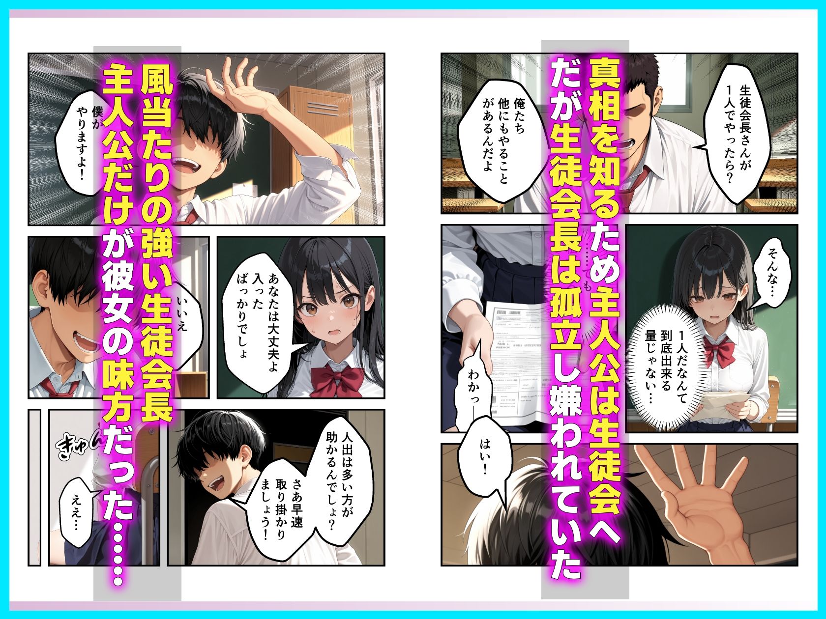 強気で嫌われ生徒会長は俺にだけあまあま_何度もイチャラブ生ハメセックス 画像2