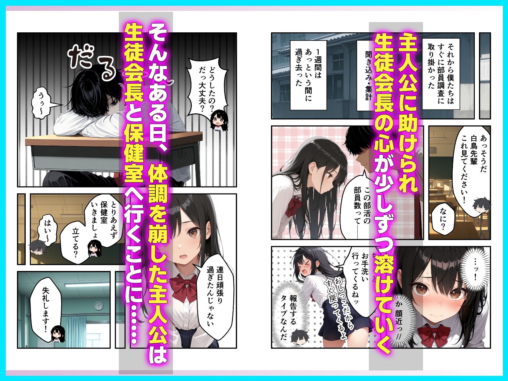 強気で嫌われ生徒会長は俺にだけあまあま_何度もイチャラブ生ハメセックス 画像3