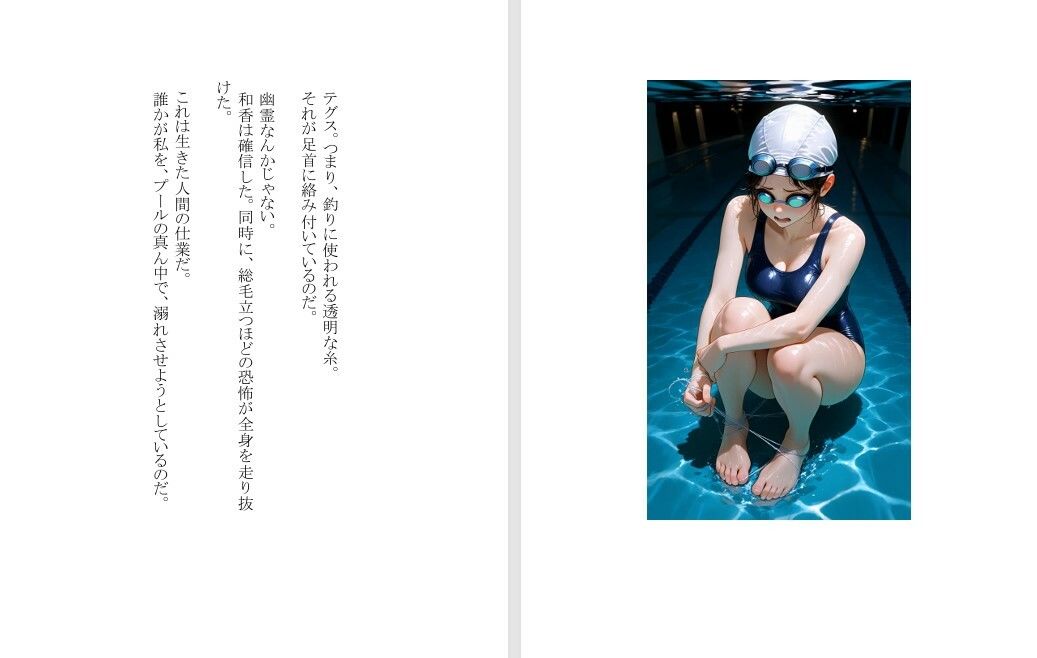 【本格短編官能小説】エロティック・ミステリー 水の中で、してみなよ 画像4