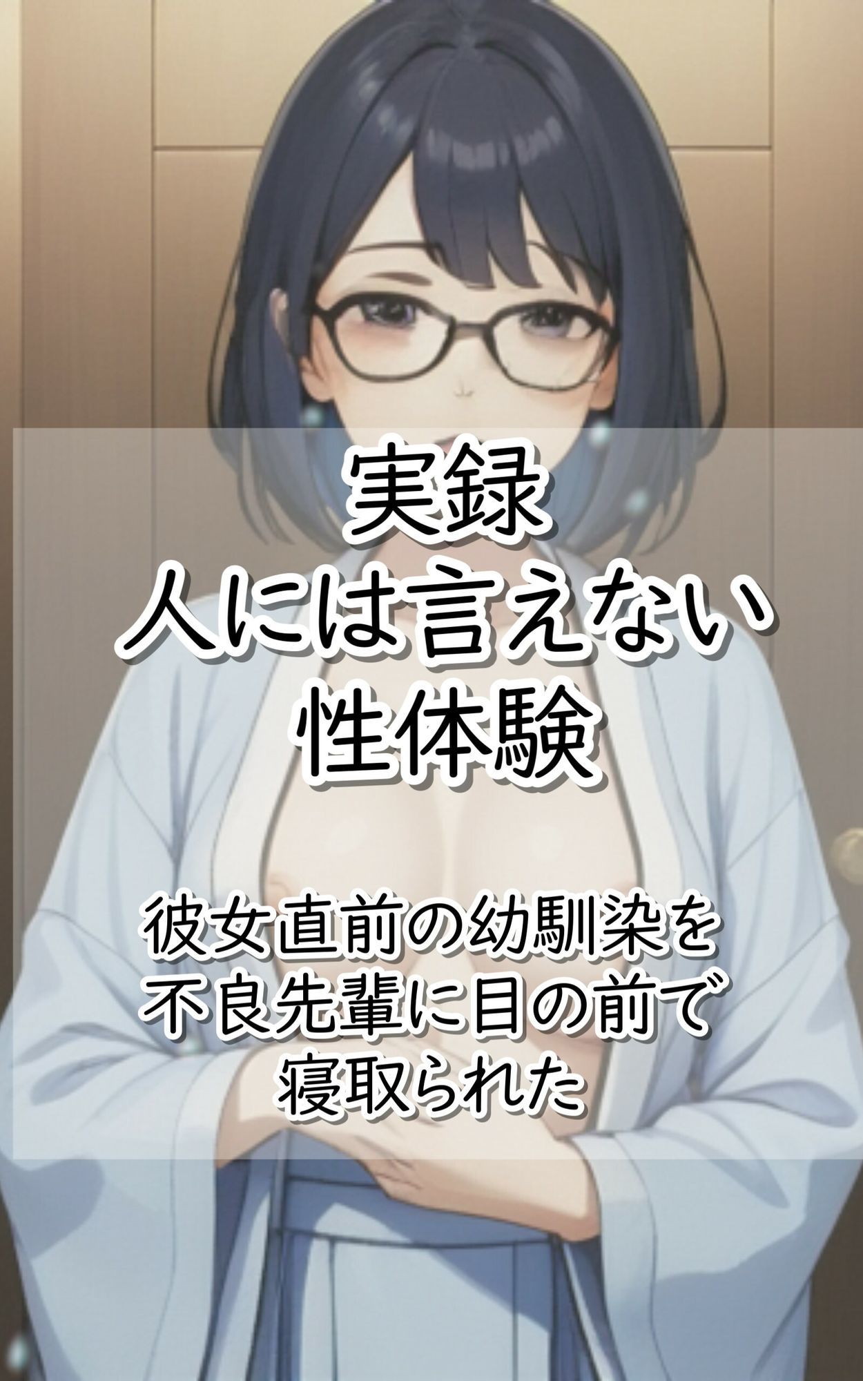 実録！人には言えない性体験  彼女直前の幼馴染を不良先輩に目の前で寝取られた サンプル1